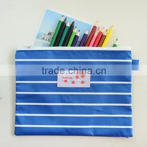 Cangnan Qingyang Wholesale Custom Clear Fasion 600d Polyester Pencil Case for Teenagers thumbnail-5