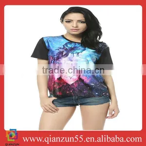 Custom Design Brand T-shirt Digital T-shirt Printing Lady T-shirt thumbnail-1