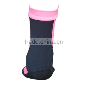 Pink and Black Neoprene Socks thumbnail-1