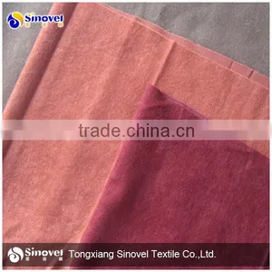 100% Polyester Speckled Velvet Fabric / Alboa / Tricot Velboa thumbnail-1