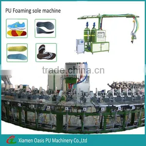 Xiamen Oasis Supply Vertical PU Shoe Sole Injection Molding Machine thumbnail-1