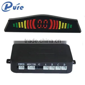 CE RoHS Certification Parking System Ultrasonic Sensor 4 Sensors Car Parking Sensor System thumbnail-1