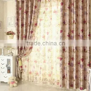 Customized Window Curtain Fabric, Jacquard Fabirc 027 Fire Retardant Blackout Fabric for Bedroom thumbnail-1
