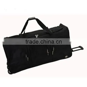 40 Inch Black Fashion Vintage Style Luggage thumbnail-1