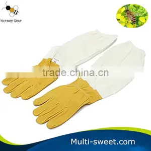 New Beekeeping Gloves Beekeepers Protective Goatskin Bee Keeping Leather Gloves thumbnail-4