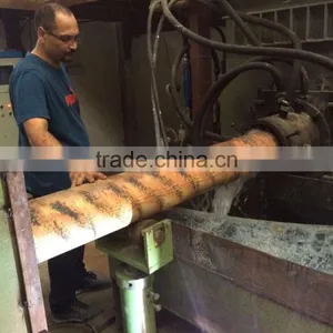 Horizontal Continuous Casting Induction Metal Melting Electrical Furnace for Bronze Brass Copper thumbnail-3