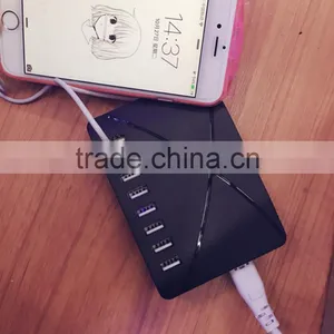 High Quality Fashion 3A USB Travel Charger With 8 USB Port Plugs thumbnail-5
