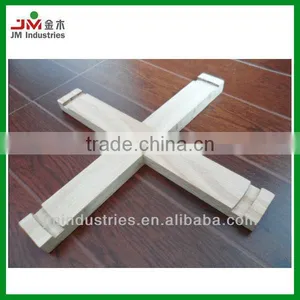 Unfinished North America Real Oak Wooden Cross thumbnail-1