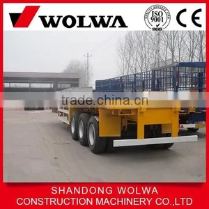 Hot Sale China Manufacturer Flat Bed Semi Trailer thumbnail-1