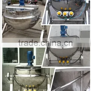 Stainless Steel Steam Jacketed Kettle/tilting Jacketed Kettle thumbnail-5