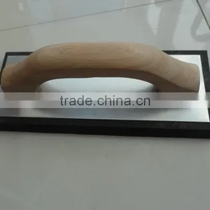 Wooden Handle Aluminum Foam Sponge Plastering Trowel thumbnail-1