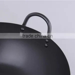 Best Hand Hammered Cantonese Big Industrial Carbon Steel Wok thumbnail-3