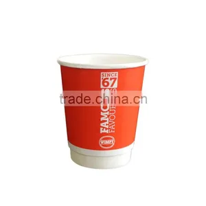 Wholesale Disposable Heat Proof Paper Coffee Cups With Lids for Coffee thumbnail-3