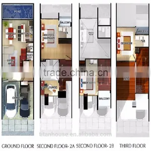 Inexpensive Cold Formed Steel Framing Kitset Small Home thumbnail-2
