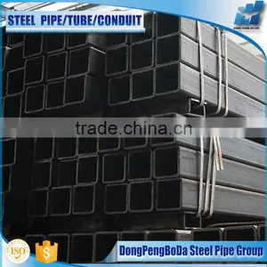 100*100*9.75mm China Manufacture Black ms Square Steel Pipe Price thumbnail-1