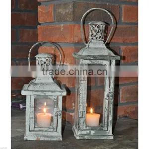 Antique Moroccan Metal Candle Lantern For Garden Decoration thumbnail-1