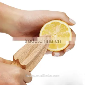 Beech Citrus Juicer,Wooden Lemon Squeezer,wood Lemon Juicer,wooden Lemon Press,Lemon Press,wooden Press,Citrus Reamer Press,Wood thumbnail-1