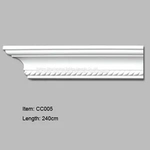 European Style PU Crown Moldings With Rope Design thumbnail-1