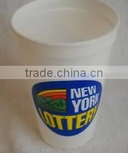 Custom IML Plastic Double Wall Coffee Mug Cup thumbnail-2