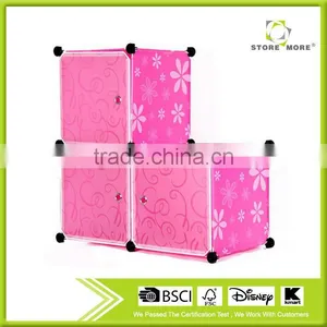 PP Combination Storage Shelf ,DIY Children's Toy Chest Storage Cabinets thumbnail-2