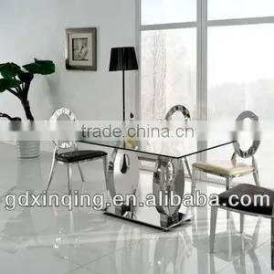 TH313 Guangdong Good Quality Glass Top Table thumbnail-4