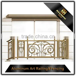 Luxury Design Decorative Powder Coated Cast Aluminum Balcony Railing thumbnail-4