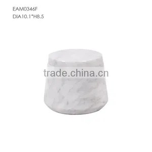 Unique Marble Mini Carrara Candle Jars From Craft Factory Direct Sale thumbnail-1