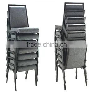 Factory Directsale Quality Square Back Stacking Steel Banqueting Chairs LQ-A909 thumbnail-1