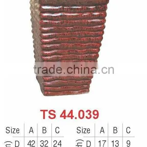 Oxblood Outdoor Ceramic Glazed Pottery Pot thumbnail-1