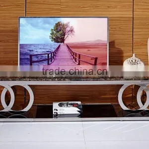 Hot Sale Marble Top TV Stand Modern thumbnail-2