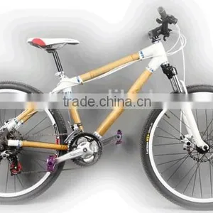 6-speed Bamboo Racing Road Bicycle in White Color thumbnail-1