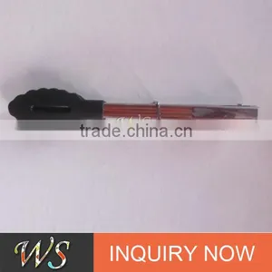 WSCCLG002 7' Stainless Steel Metal Food Clip Metal Food Tong With Food Grade Plastic Clip thumbnail-1