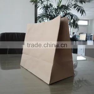 Hot Selling Eco-friendly Recyclable Kraft Paper Plain Paper Bags thumbnail-1