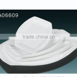 2014 Hot Sale White Ceramic Retangle Plate thumbnail-1