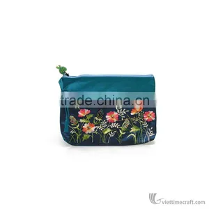 Embroidery Coin Purse, Handbag, Silk Purse, Handicraft in Vietnam thumbnail-1