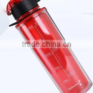 BPA Free USA Import Material Tritan Plastic Water Bottle Travel Drinking Bottle thumbnail-1