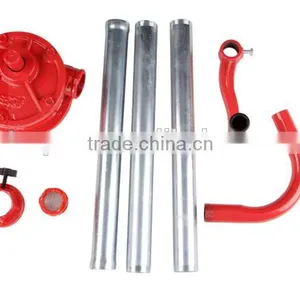 JS-32 Three Input Tube Cast Iron Oil Rotary Hand Pump For Drum thumbnail-5