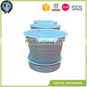 Cheap Mini Garden Decorate Color Painting Metal Flower Pot thumbnail-4