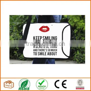 13-Inch Marilyn Monroe Quotations Keep Smiling Waterproof Neoprene Laptop Sleeve Case Bag thumbnail-3