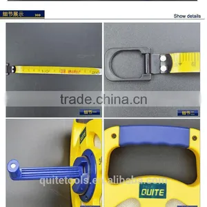Double Sides Printed ABS Case Fibreglass Long Fabric Tape Measure Open Reel Series Fiberglass Long Machinist Tape Measure thumbnail-4