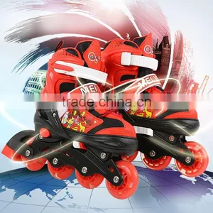 2017 New Style High Quality PU 4 Wheels Adjustable Roller Skates,colorful Inline Skate thumbnail-1