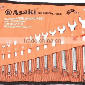 AK-6139 12pcs Polish Combination Wrench Set Tool thumbnail-2