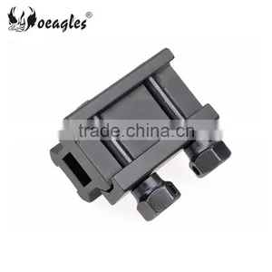 D0028 21mm Picatinny Rail Weaver Huntng Accessories Gun Scope Mount Raiser Rail Weaver With 2 Stop Pins thumbnail-4