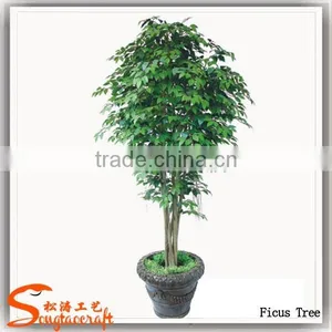 Guangzhou Supplier Artificial Ficus Tree Home Decoration Artificial Ficus Tree thumbnail-1