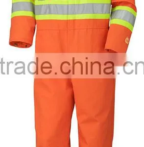 Cotton Winter Insulated Oil Field Reflective Coverall Flame Retardant Work Garment thumbnail-3