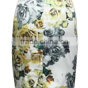New Fashion Design Western Style Printed Ladies Designer Skirt Suits thumbnail-6