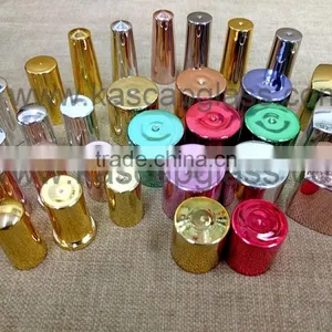 High Quality Metalised Caps Manufacturer India, Fancy Nail Polish Caps Factory Direct thumbnail-1