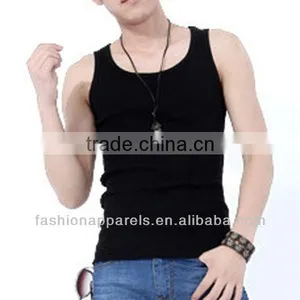 2013 OEM Cheap Blank Tank Tops for Men thumbnail-1