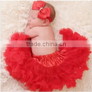 New Baby Girls Chiffon Fluffy Pettiskirts Tutu Princess Skirts Baby Girl Clothes Kids Dance Party Pettiskirts thumbnail-1