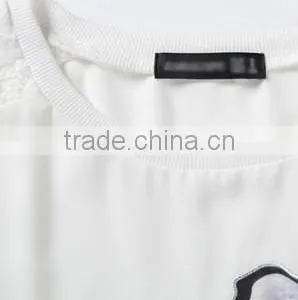 Angel Print Lace Sleeveless Woman Clothing thumbnail-3